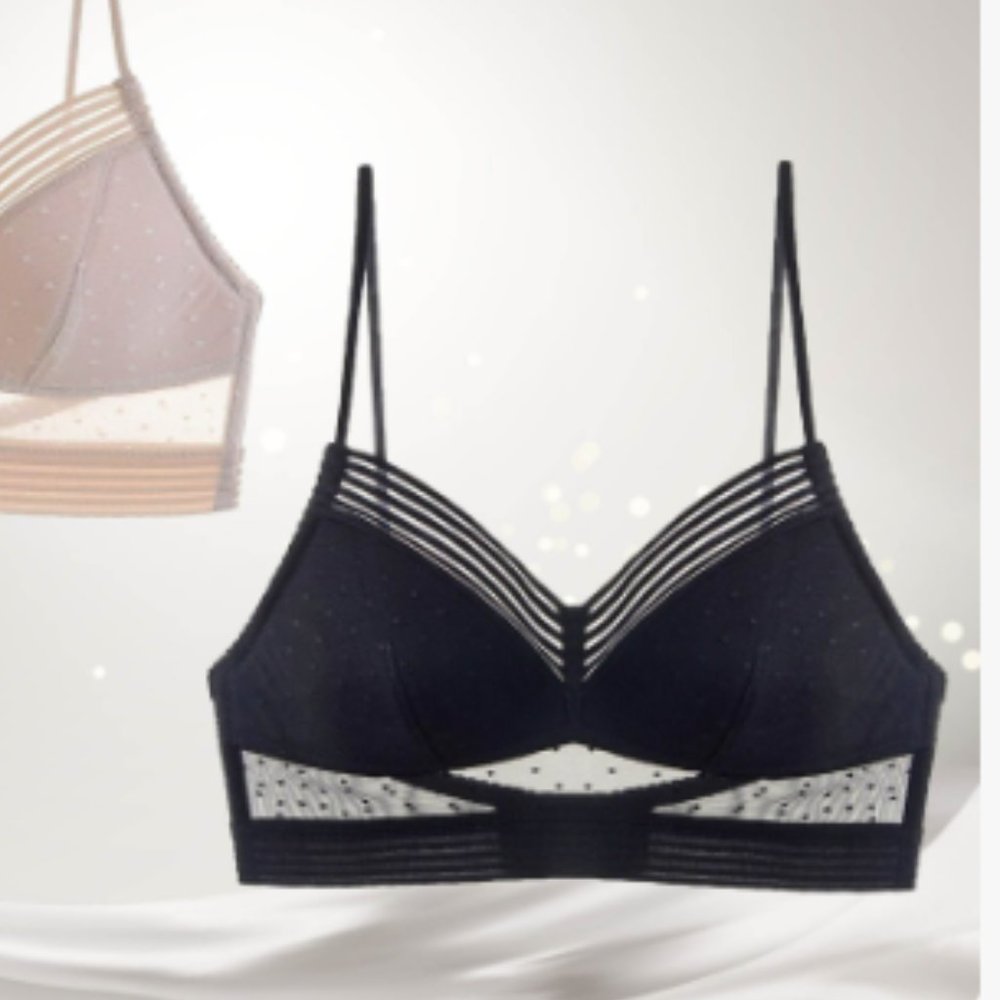 Starry Bra - Low Back Wireless Lifting Lace Bra